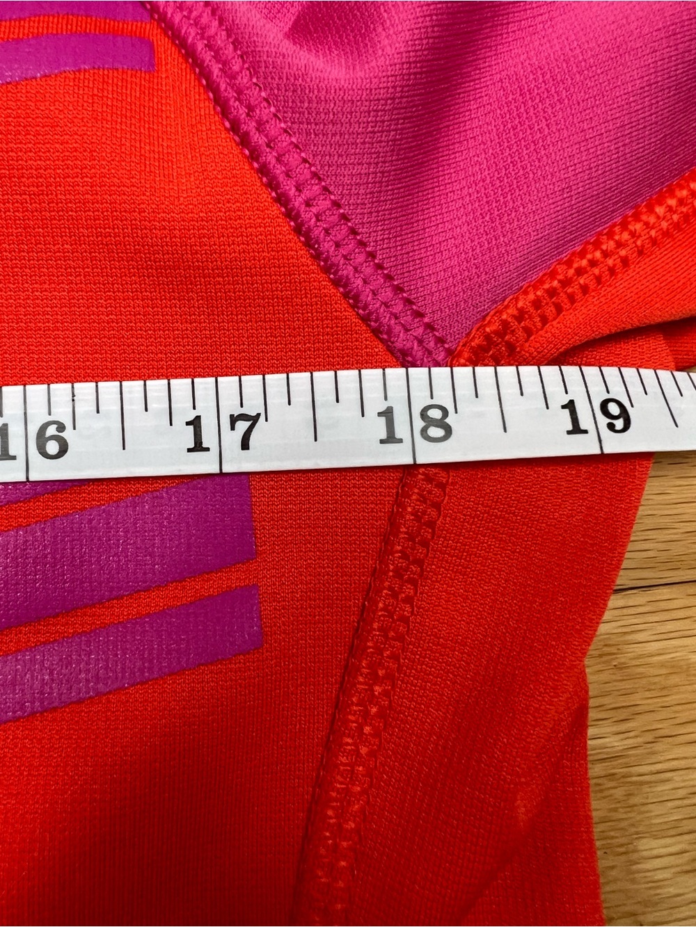 Nike Women’s Therma-FIT Colorblock Pullover Hoodie in Bright Orange & Purple - Picture 8 of 11